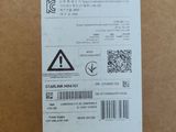a close up of a box with a sticker on it