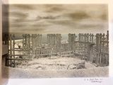 a picture of an old picture of a construction site