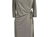 a women ' s dress with a wrap around the waist