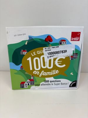 JEU DE SOCIETE MARABOUT LE QUIZ DES 1000€ - TVA Récupérable …