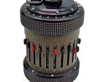 an image of a close up shot of a metal device