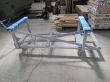 a picture of a dolly cart in a warehouse
