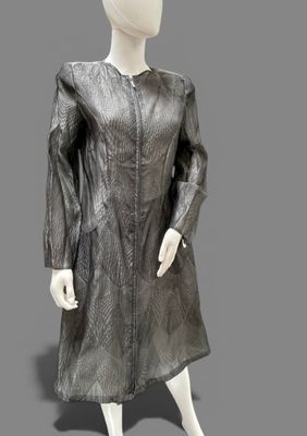 an image of a mannequin dressed in a black dress