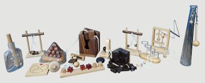 a lot of toys that are sitting on a table