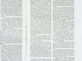 two pages of an old book with black writing on them