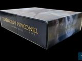 the box is empty and ready to be opened on a black background