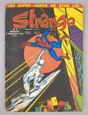 STRANGE N°9 - septembre 1970. Petites taches sur le dos et s…
