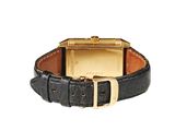 a close up of a wrist watch with a black strap