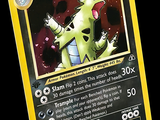 une image d'une carte Pokémon avec une bordure jaune