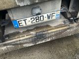 a close up of a truck with a license plate on it