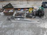 a lot of tools that are sitting on the ground
