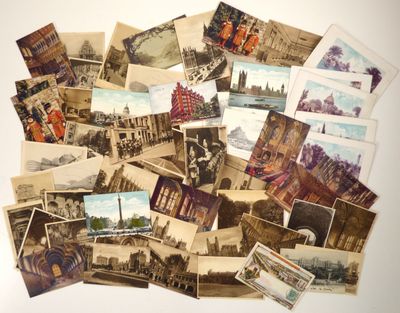 de nombreuses cartes postales anciennes représentant différentes villes