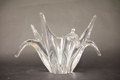 BACCARAT Coupe à fruits en cristal moulé