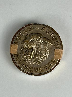 une image représentant une pièce de monnaie sur laquelle figure une tête de lion