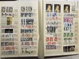 a book with a lot of stamps on it
