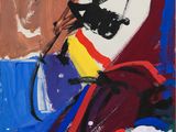 an image of a painting of a person on a horse