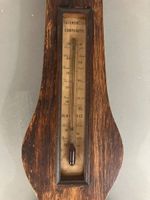- baromètre-thermomètre mural en bois. (photo 6)