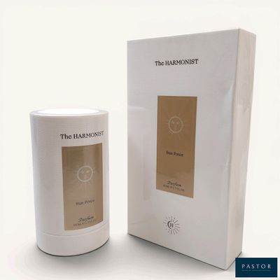packaging design for a candle in a white box and a white candle in a white box on a white background