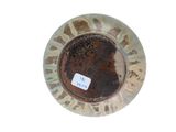 a picture of a vase with a tag on it