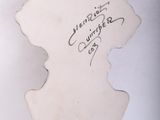 a close up of a piece of paper with writing on it