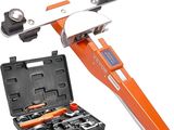 un coupe-tube orange et blanc et un jeu de clés Wren dans un étui noir
