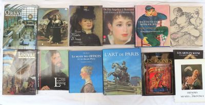 13 livres sur l'histoire de l'art dont catalogues de musées …