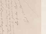 a piece of paper with writing on it on a table