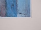 a picture of a painting on the wall of a room