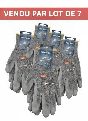 lot de 6 gants Powerflex gris lot de 6 gants Powerflex lot de 6 gants