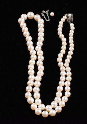 Collier Perles Culture. Collier de perles de culture ancienn…
