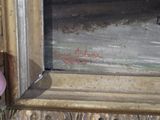 a picture of a painting on the wall of a building