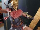 a statue of a roman soldier holding a sword