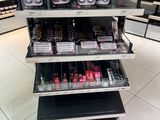 a display of cosmetics products in a store