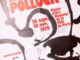 affiche du concert de Jackson Pollock à Paris, en France, représentant le visage d'un homme