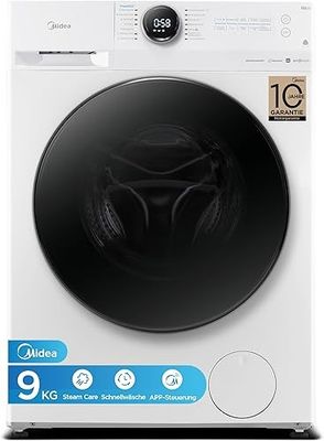 3.90// Lave-linge Midea MF200W90WB, retour clients, non fonc…