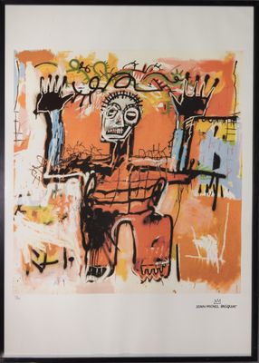 une image représentant un tableau d'un homme portant un masque sur le visage