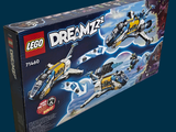 a box of legos with a picture of a plane and a helicopter
