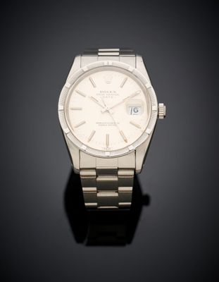 Rolex : une montre-bracelet automatique en acier inoxydable avec calendrier