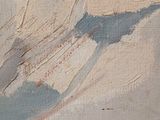 an image of a painting of a bird flying in the sky