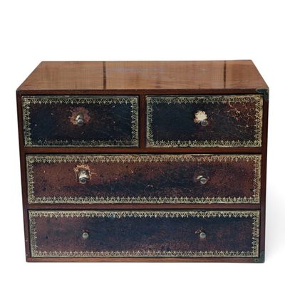 an image of a chest of drawers on a white background