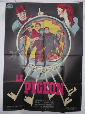 a movie poster for the film le pigion