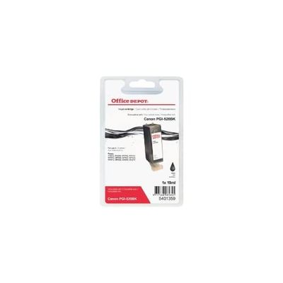 OFFICE DEPOT - Cartouche d'encre compatible - Canon PGI-520B…