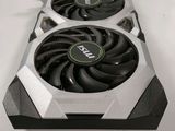 a close up of a video card on a table