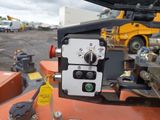a close up of a control panel on a tractor
