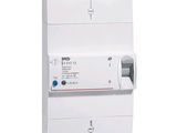 a close up of a white electrical device on a white background