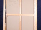 an image of a easel with a piece of paper on top of it