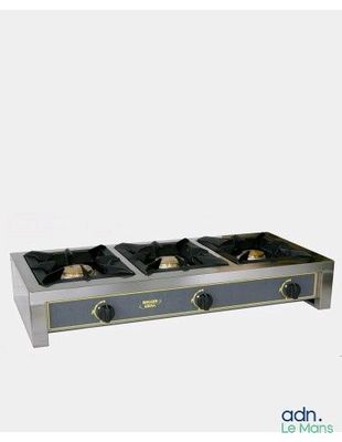 an image of a gas stove with two burners on top of it