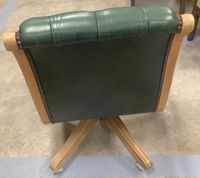 Fauteuil de bureau pivotant à roulettes de style Anglais, ty… (photo 3)