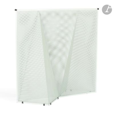 an image of a glass screen with a white background