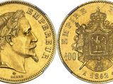 a gold sovereign coin with the image of queen victoria